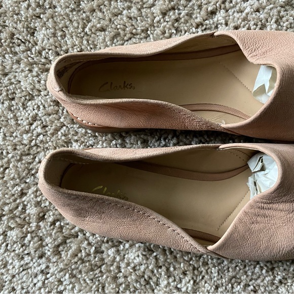 Womens Clark’s Faux Leather Easy Slip On Comfort Loafers Size 8 - Picture 4 of 7